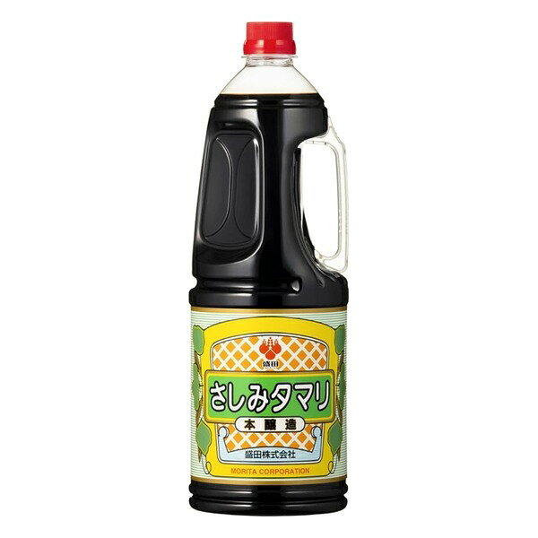 盛田の「さしみ溜（たまり）」1.8Lペットボトルです。とろりとした濃厚なうまみで、お刺身やお寿司によく合います。