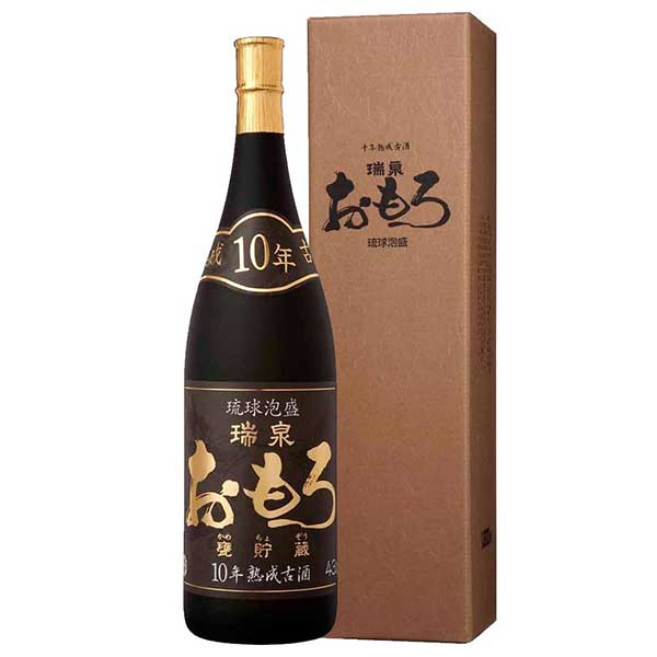 瑞泉 おもろ 10年 古酒 43度 1.8L 1800ml 