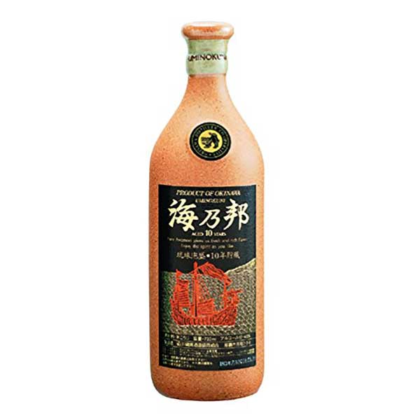 沖酒協 海乃邦10年 古酒 43度 720ml x 6本 [ケース販売][沖縄県酒造協同組合 泡盛]