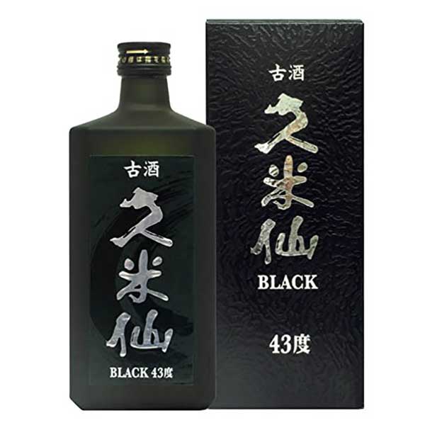 久米仙酒造 古酒ブラック 43度 720ml x