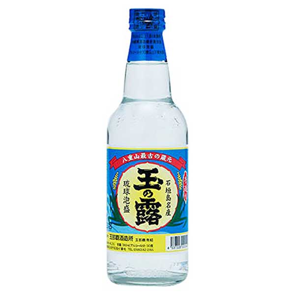 玉那覇酒造所 玉の露 30度 360ml x 12本 [ケース販売][玉那覇酒造所 泡盛] 送料無料(沖縄対象外)