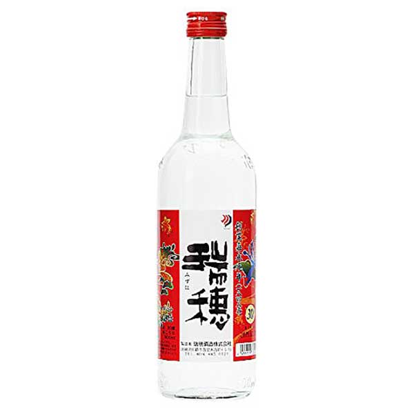 瑞穂 30度 600ml × 12本 [ケース販売][瑞穂酒造 泡盛 焼酎 日本 沖縄]ギフト プレゼント 敬老の日 クリ..