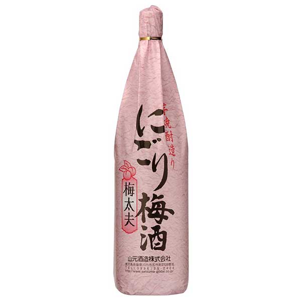 五代 にごり梅酒 梅太夫 1.8L 1800ml x 6本[ケース販売]送料無料(沖縄対象外)[OKN 山元酒造 鹿児島県]