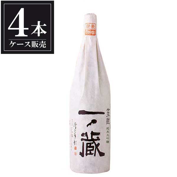 一ノ蔵 純米大吟醸 笙鼓 1.8L 1800ml x 4本 [ケース販売] [一ノ蔵 宮城県 ]