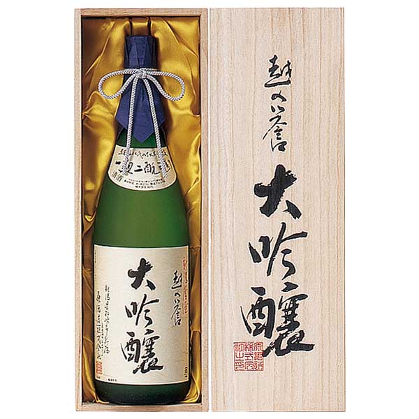 越の誉 大吟醸 1.8L 1800ml x 6本 [ケース販売] 送料無料(沖縄対象外) [原酒造 新潟県 ]