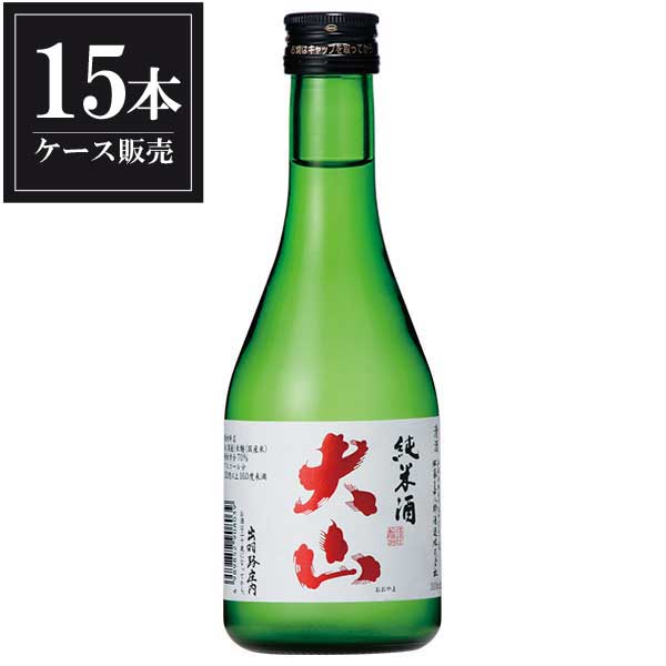 大山 純米酒 300ml x 15本 [ケース販売] [加藤嘉八郎酒造 山形県 ]