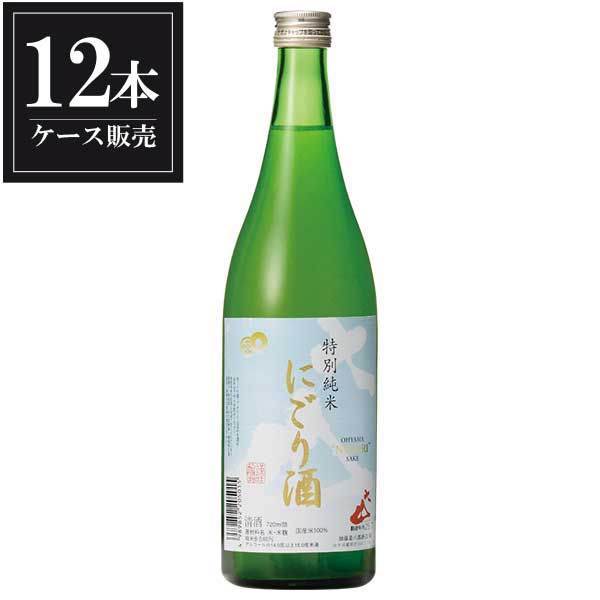 大山 特別純米 にごり酒 720ml x 12本 [ケース販売] [加藤嘉八郎酒造 山形県 ]