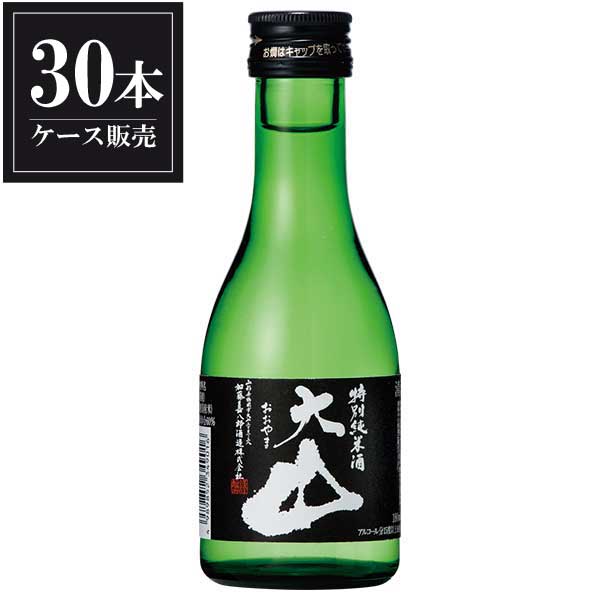 大山 特別純米酒 180ml x 30本 [ケース販売] [加藤嘉八郎酒造 山形県 ]