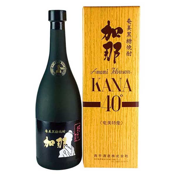 加那 40度 黒糖 720ml x 12本[ケース販売]送料無料(沖縄対象外) [OKN 西平酒造 鹿児島県]