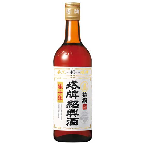 特撰紹興酒 塔牌 陳十年 15度 [瓶] 600ml × 12本 [ケース販売][宝酒造 中華人民共和国] ギフト プレゼ..