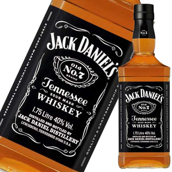 ジャックダニエル ブラック 40度 1.75L 1750ml 正規品 あす楽対応 [Jack Daniel's アメリカ ジャック]