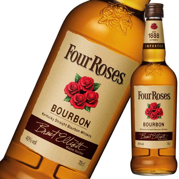 フォアローゼズ 40度 700ml 正規品 あす楽対応 [アメリカ FourRoses ウイスキー フォアローゼス]