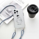 iPhone限定 スマホショルダー HMストラップ付 【 TPUクリアケース デザイン - fashion ‐ 】 スマホケース ストラップ付き iphone ...