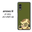 docomo arrows N F-51C ハードケース カバー 【HA304 むぎゅっとライオン UV印刷 素材クリア】