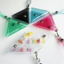 レジ袋入れ 【 三角PVCケース 】 小物入れ コインケース PVC 透明 MMLM