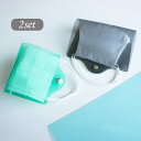 ペアセット マスクケース 【 クリア カラー 】2個セット PVC 携帯用 透明 シンプル 持ち運び 折りたたみ 日本製 使い捨てマスク 不織布マスク 携帯用 ...