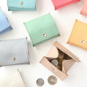 ボックス型 コインケース 【 シュリンクレザー 】 小銭入れ ミニ財布 小物入れ コンパクト 本革 姫路レザー くすみカラー プチギフト プレゼント レディース...