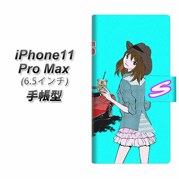 Apple iPhone11 Pro Max 手帳型 スマホケース カバー 【YC974 ピンナップガール05】