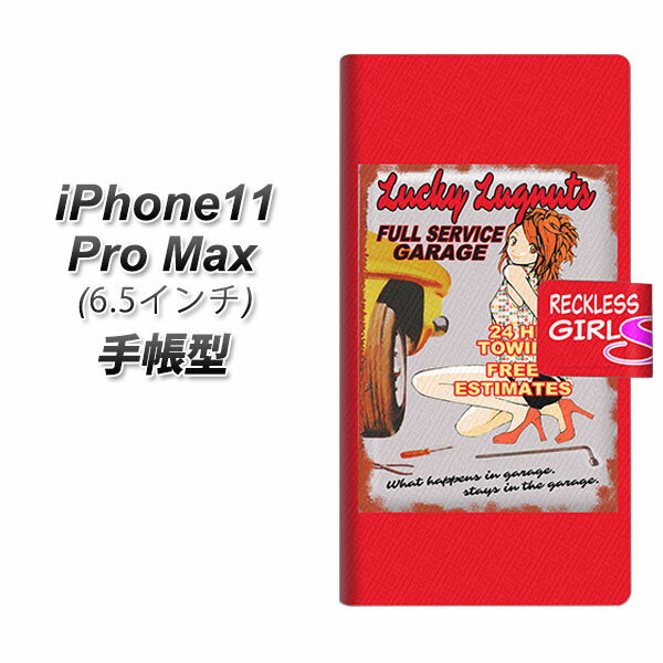 Apple iPhone11 Pro Max 手帳型 スマホケース カバー 【YC975 ピンナップガール06】