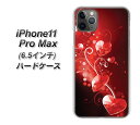 Apple iPhone11 Pro Max ハードケース カバー 【385 クリスタルな恋 素材クリア】