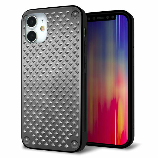 iPhone12 mini ケース カバー スマホケース 背面 ガラス TPU ガラプリ 【スタックボード】 MMLM