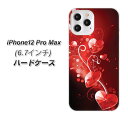 iPhone12 Pro Max ハードケース カバー 【385 クリスタルな恋 UV印刷 素材クリア】