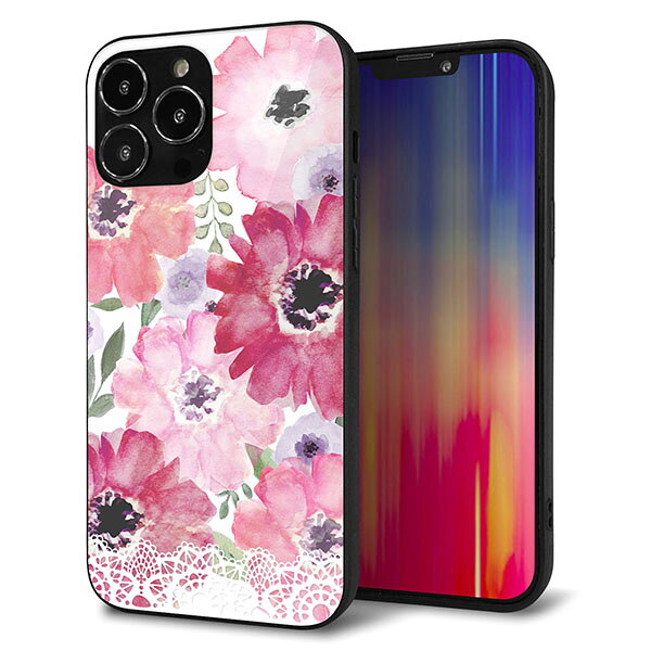乐天商城 - iPhone13 Pro Max ケース カバー 背面 ガラス TPU デザイン ガラプリ 【SC943 ドゥ・パフューム1】 印刷 光沢 MMLM