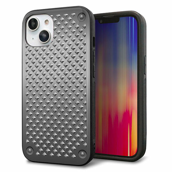 iPhone14 ケース カバー 背面 ガラス TPU デザイン ガラプリ 【570 スタックボード】 印刷 光沢 MMLM