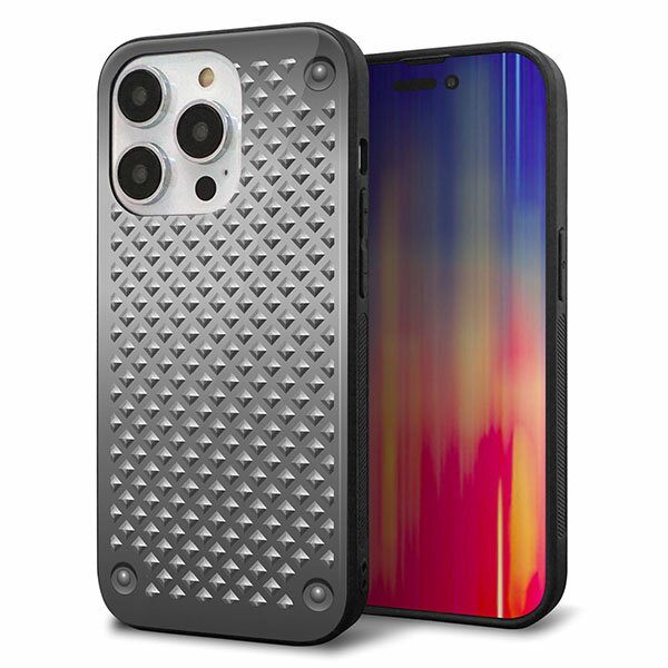 iPhone14 Pro ケース カバー 背面 ガラス TPU デザイン ガラプリ 【570 スタックボード】 印刷 光沢 MMLM