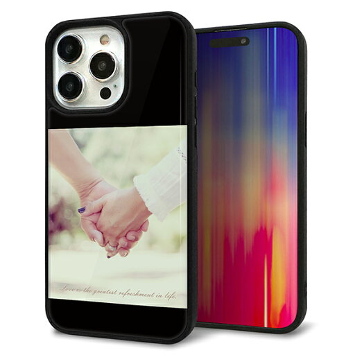 iPhone15 Pro Max ケース カバー 背面 ガラス TPU デザイン ガラプリ 【KM875 カップル】 印刷 光沢 MMLM iPhone15 Pro Max ケース カバー 背面 ガラス TPU デザイン ガラプリ 【KM875 カップル】 印刷 光沢 MMLM
