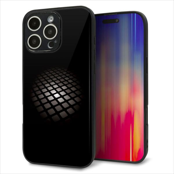 Rakuten - iPhone16 Pro Max ケース カバー 背面 ガラス TPU デザイン ガラプリ 【607 サイエンスコア】 印刷 光沢 MMLM
