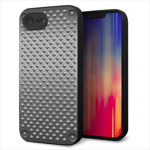 iPhone17e ケース カバー 背面 ガラス TPU デザイン ガラプリ 【570 スタックボード】 印刷 光沢 MLM