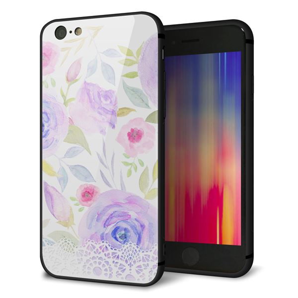 乐天商城 - iPhone6 ケース カバー 背面 ガラス TPU デザイン 【 SC946 ドゥ・パフューム4 】 印刷 光沢 MMLM