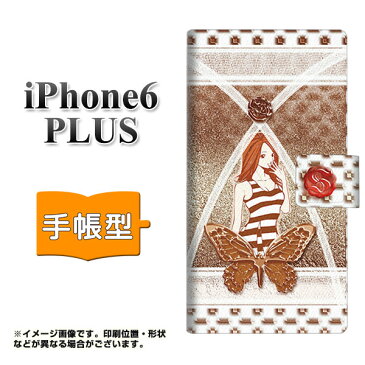 iPhone6 Plus スマホケース手帳型/レザー/ケース / カバー【YC978 ピンナップガール09】(アイフォン/IPHONE6PLUS/スマホケース/手帳式)【P06Dec14】
