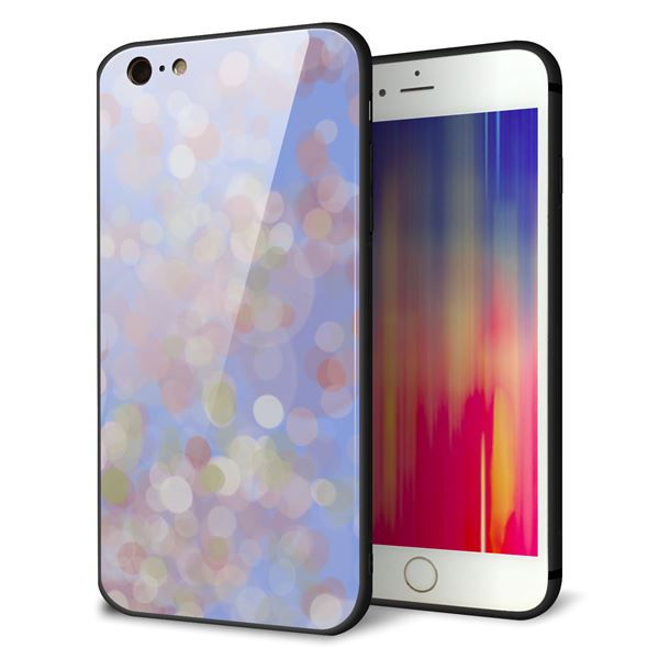 乐天商城 - iPhone6PLUS ケース カバー 背面 ガラス TPU デザイン 【 YJ293 デザイン 】 印刷 光沢 MMLM