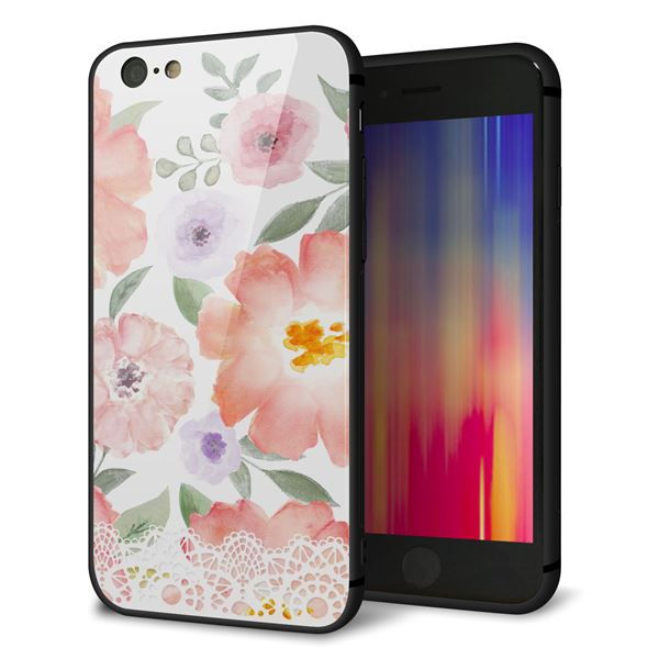 乐天商城 - iPhone6s ケース カバー 背面 ガラス TPU デザイン 【 SC944 ドゥ・パフューム2 】 印刷 光沢 MMLM