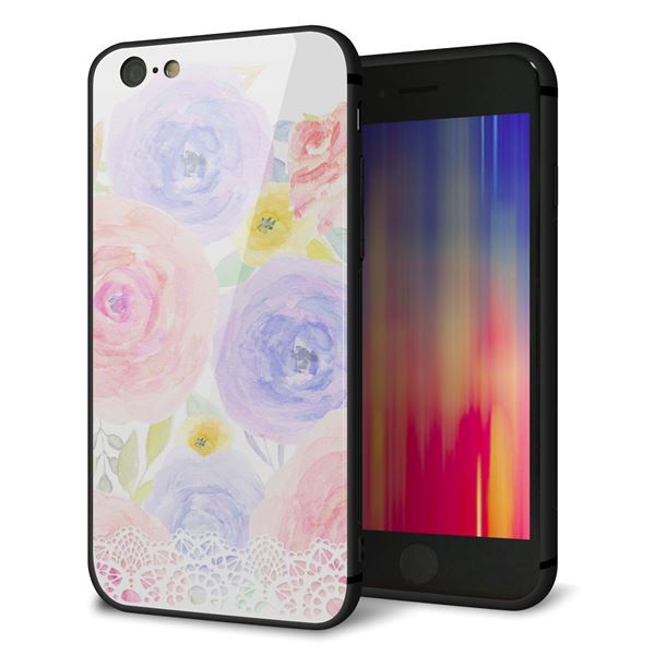 乐天商城 - iPhone6s ケース カバー 背面 ガラス TPU デザイン 【 SC947 ドゥ・パフューム5 】 印刷 光沢 MMLM