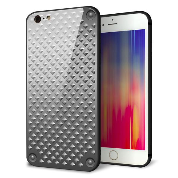 乐天商城 - iPhone6sPLUS ケース カバー 背面 ガラス TPU デザイン 【 570 スタックボード 】 印刷 光沢 MMLM