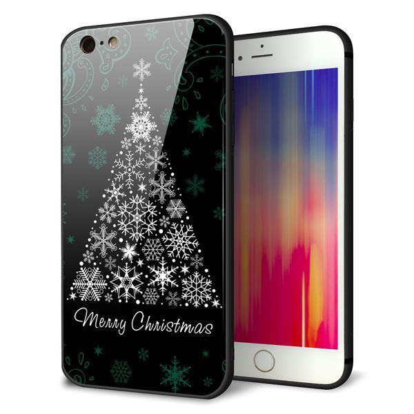 Rakuten - iPhone6sPLUS ケース カバー 背面 ガラス TPU デザイン 【 XA808 聖なるツリー 】 印刷 光沢 MMLM
