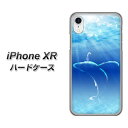 Apple iPhone XR ハードケース カバー 【1047 海の守り神くじら 素材クリア】