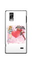 【訳ありだからこの価格!!】Optimus G L-01E LGL21用光るスマホケース【426 ハートの天使と悪魔】【オプティマスG/L01E/スマホ/ケース/カバー】(メール便可/メール便対応 可)