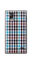 【訳ありだからこの価格!!】Optimus G L-01E LGL21用光るスマホケース【EK826 チェック柄いつものブルー】【オプティマスG/L01E/スマホ/ケース/カバー】(メール便可/メール便対応 可)