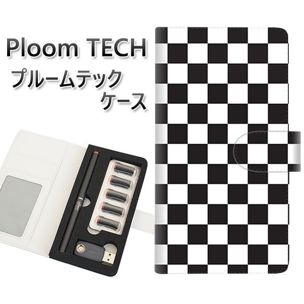プルームテック ケース 手帳型 ploomtech ケース 【151 フラッグチェック】プルームテックケース レザー ギフト タバコ 電子タバコ カバー タバコ...