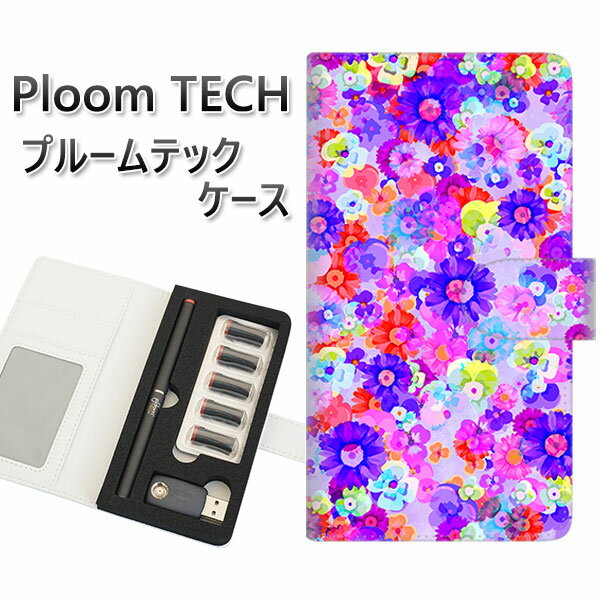プルームテック ケース 手帳型 ploomtech ケース 【SC868 リバティプリント フルールドパルファン パープル】プルームテックケース レザー ギフト...