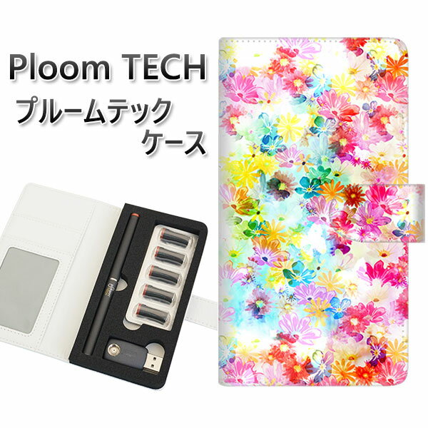 プルームテック ケース 手帳型 ploomtech ケース 【SC876 リバティプリント プレスドフラワー ホワイト】プルームテックケース レザー ギフト タ...