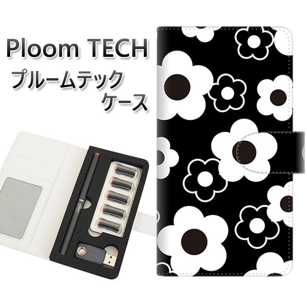 プルームテック ケース 手帳型 ploomtech ケース 【SC926 デイジー ホワイト】プルームテックケース レザー ギフト タバコ 電子タバコ カバー ...