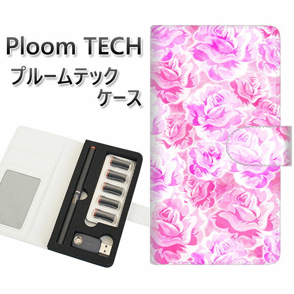 プルームテック ケース 手帳型 ploomtech ケース 【SC928 ローズ ピンク】プルームテックケース レザー ギフト タバコ 電子タバコ カバー タバ...