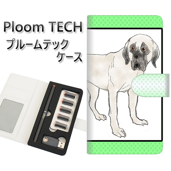 プルームテック ケース 手帳型 ploomtech ケース 【YD949 イングリッシュマスティフ02】プルームテックケース レザー ギフト タバコ 電子タバコ...