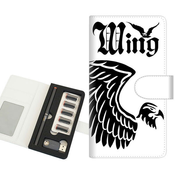 プルームテック ケース 手帳型 ploomtech ケース 【YE908 ウイング】プルームテックケース レザー ギフト タバコ 電子タバコ カバー タバコポー...