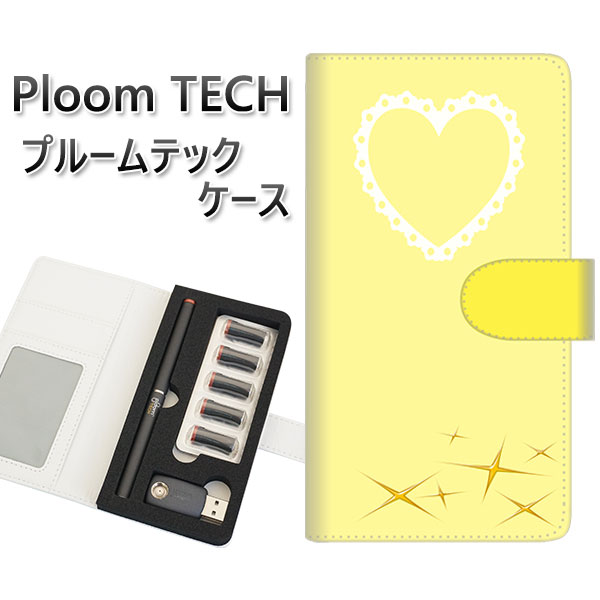 プルームテック ケース 手帳型 ploomtech ケース 【YE998 ガーリーイエロー】プルームテックケース レザー ギフト タバコ 電子タバコ カバー タ...